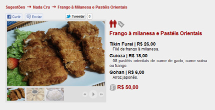 Sugestões Nada Cru
